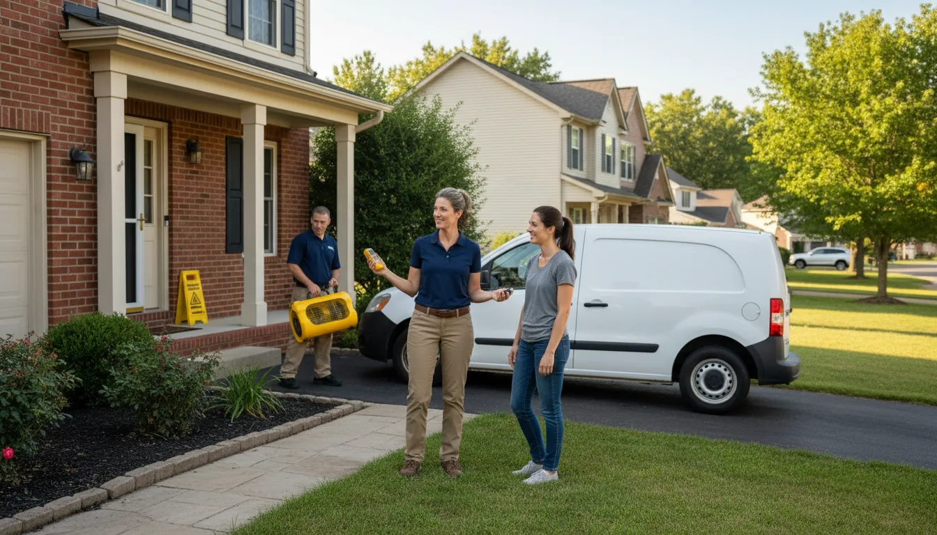 Residential water damage restoration in Anderson, CA